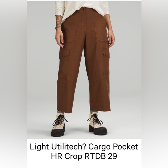 Lululemon  Brown Cargo Pants USE CONDITION - Picture 1 of 6